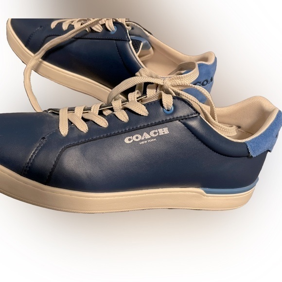 CLIP LOW TOP SNEAKER IN COLORBLOCK (COACH G4948) ADMIRAL BRIGHT BLUE - Picture 2 of 6
